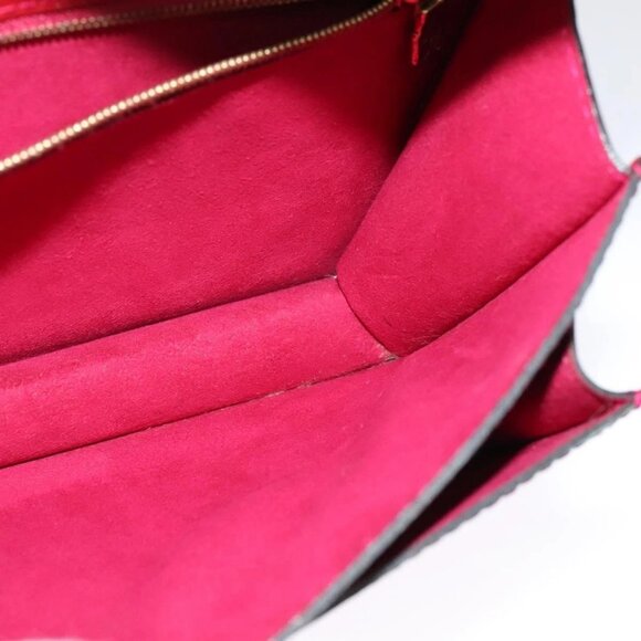 LOUIS VUITTON Vernis Monceau BB Hand Bag 2way Rose Andian M91579 LV Auth 127225 - Picture 11 of 16